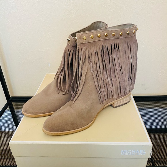 Michael Kors Fringe Billy Bootie - Picture 1 of 6